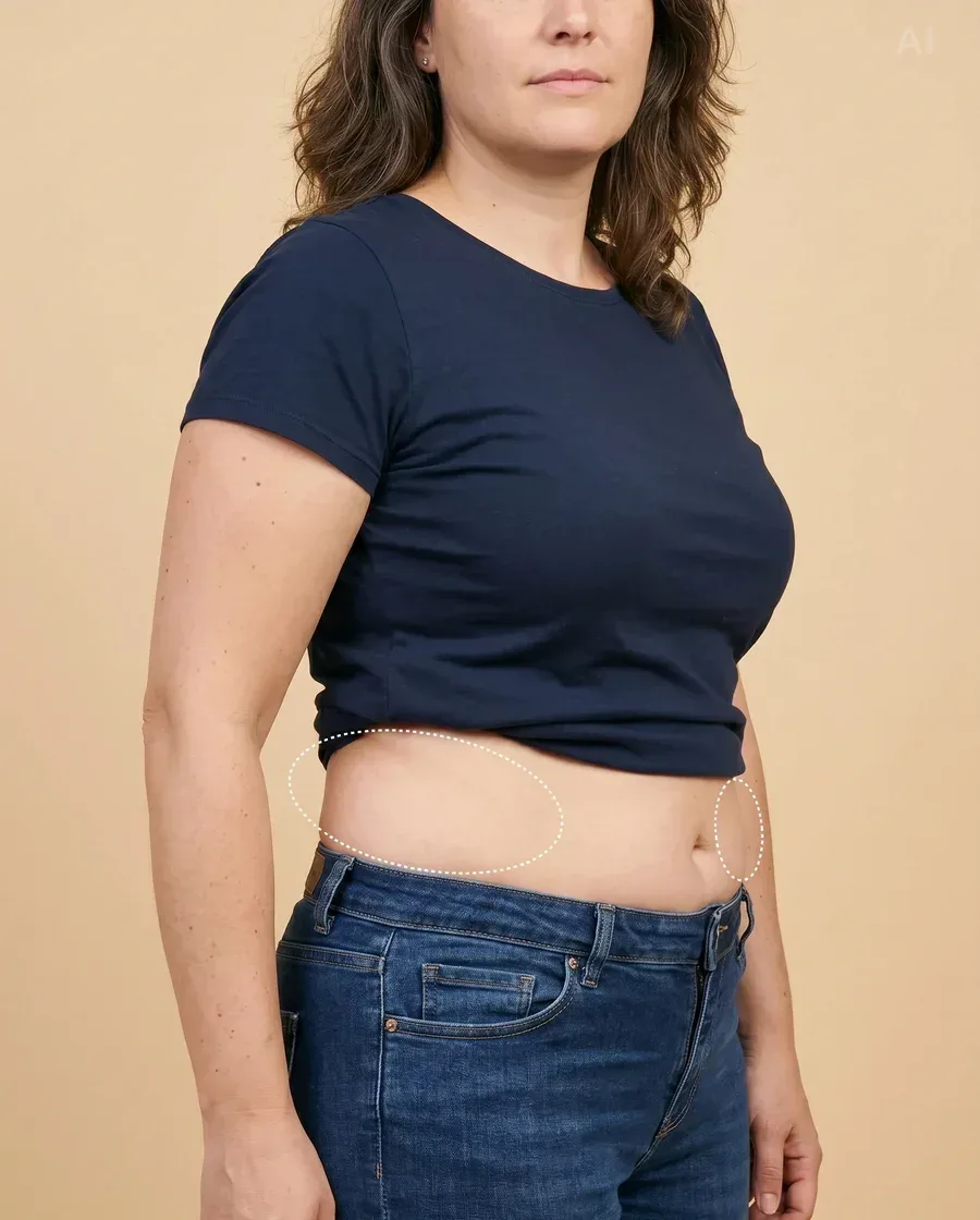 Hüfte / Love Handles, Fett-Weg-Behandlung