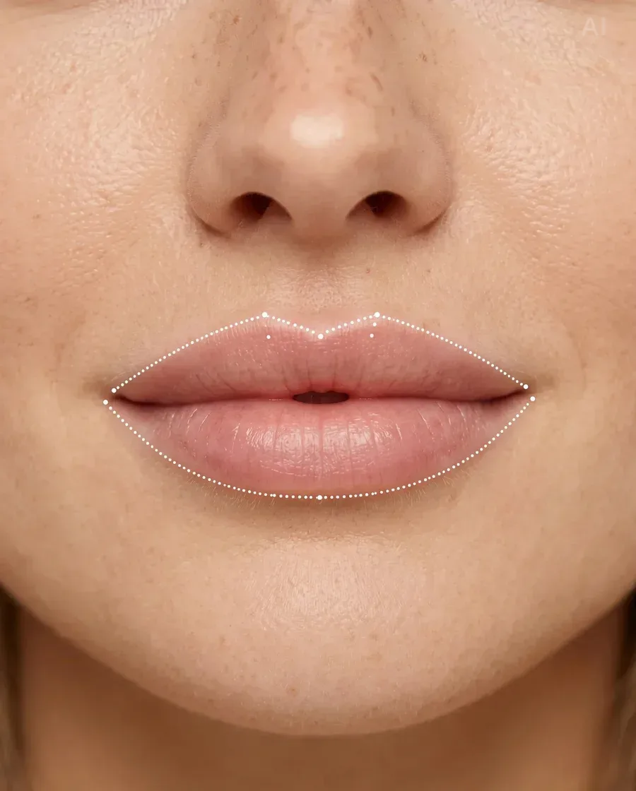 Lippenkontur, Lippenvergrößerung