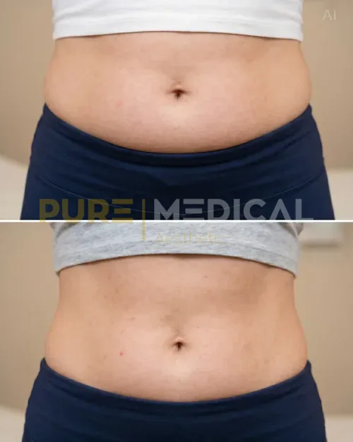 Vorher Nachher Bauch, Lemon-Bottle-Behandlung