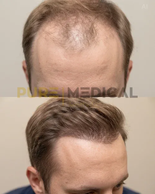Vorher Nachher PRF, Haarbehandlung